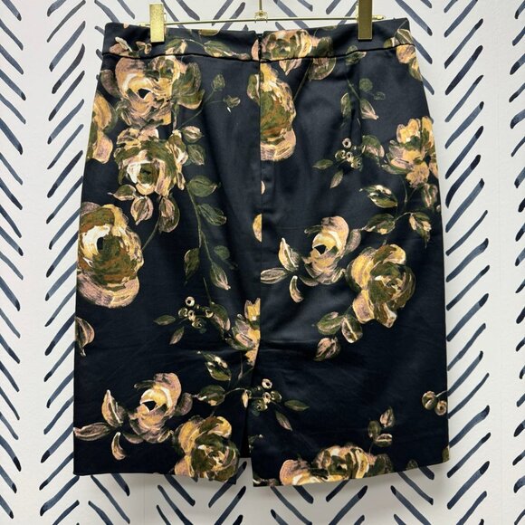 J. Crew Floral Print The Pencil Skirt. - 2 - Picture 3 of 5